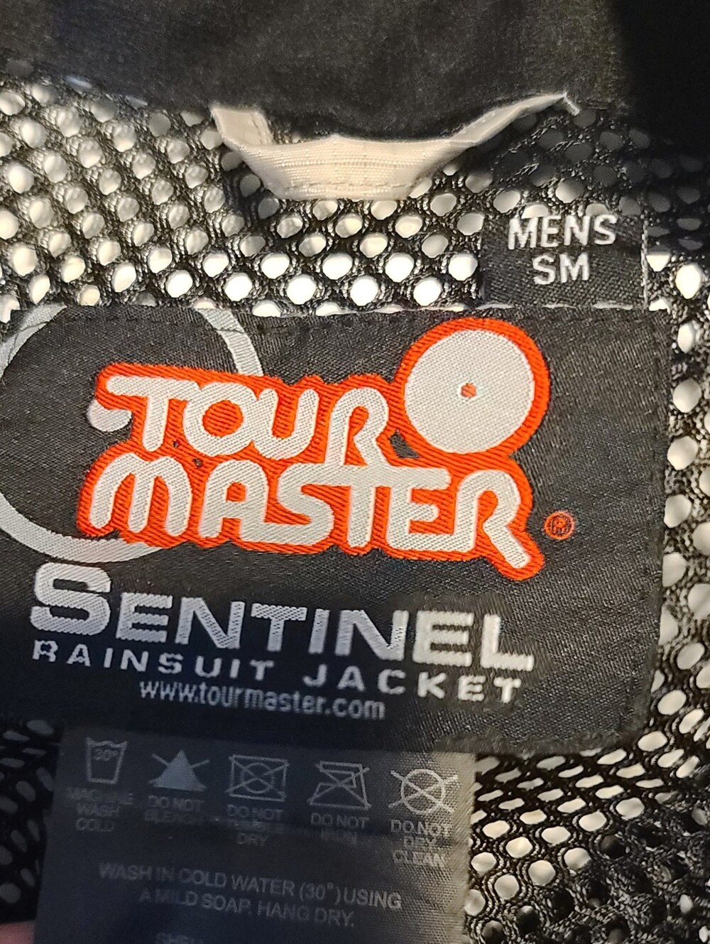 Tour Master Men's Rainsuit Jacket Small - Picture 9 of 9